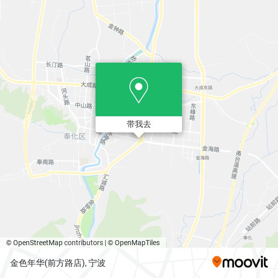 金色年华(前方路店)地图