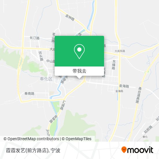 霞霞发艺(前方路店)地图