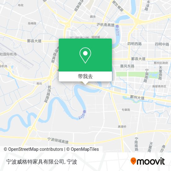 宁波威格特家具有限公司地图