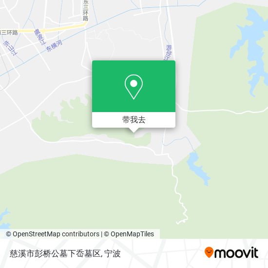 慈溪市彭桥公墓下岙墓区地图