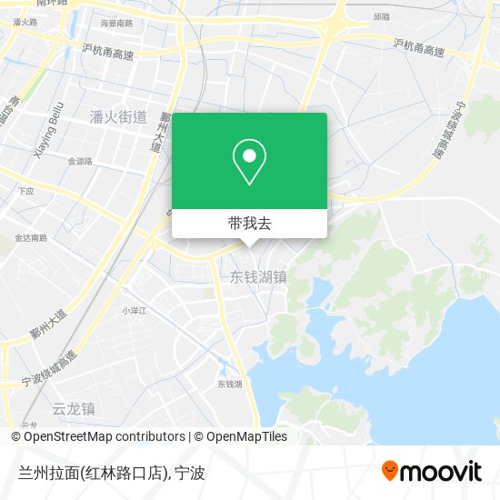 兰州拉面(红林路口店)地图