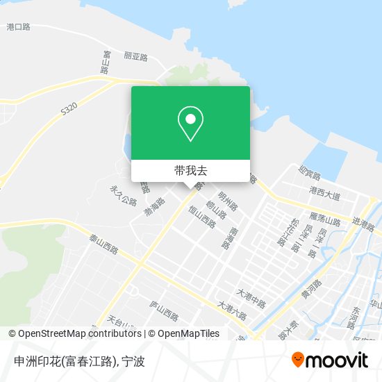 申洲印花(富春江路)地图