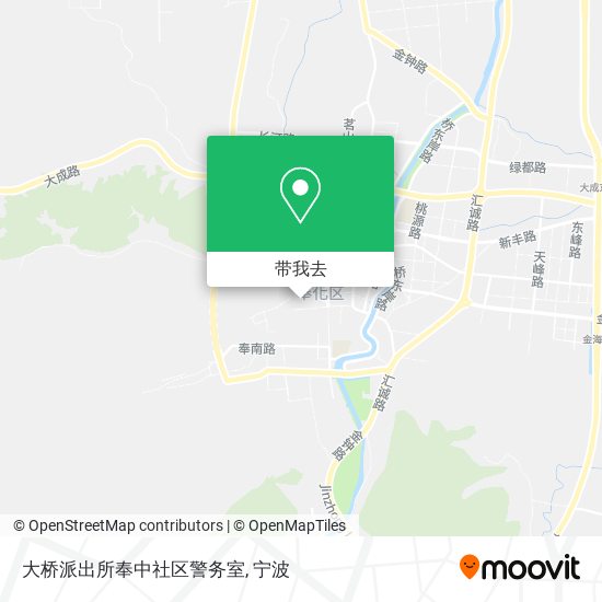 大桥派出所奉中社区警务室地图