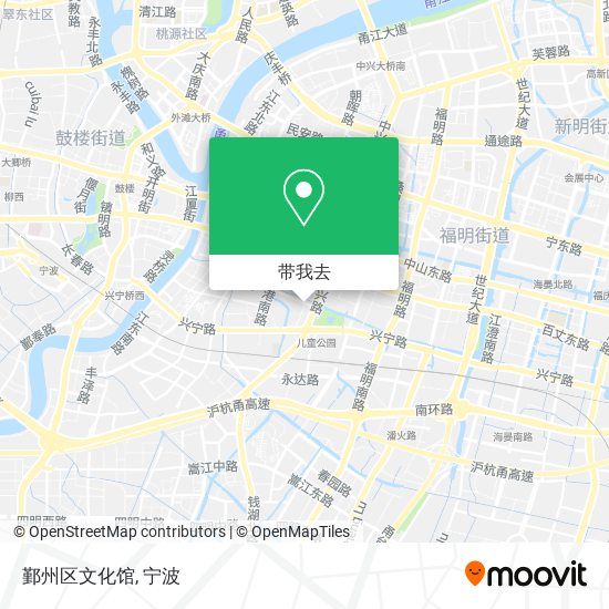 鄞州区文化馆地图