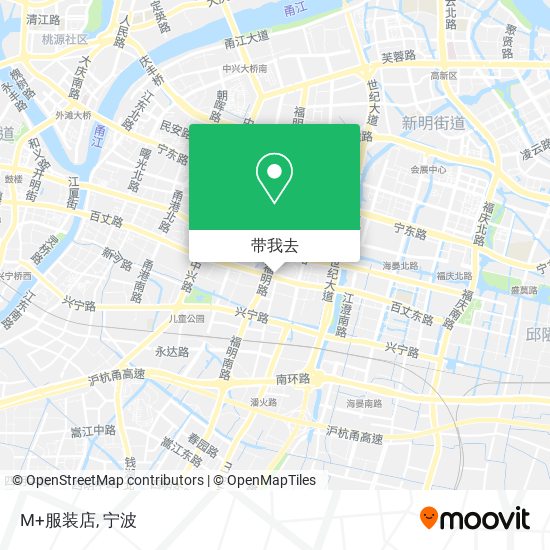 M+服装店地图