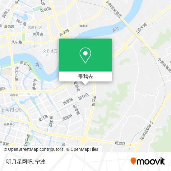 明月星网吧地图