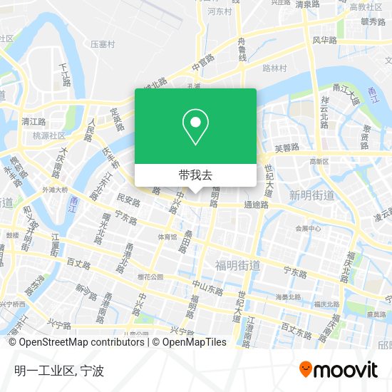 明一工业区地图
