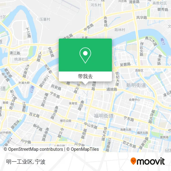 明一工业区地图
