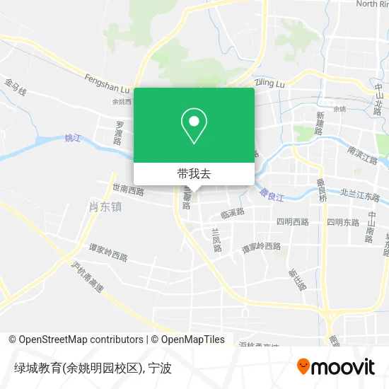 绿城教育(余姚明园校区)地图