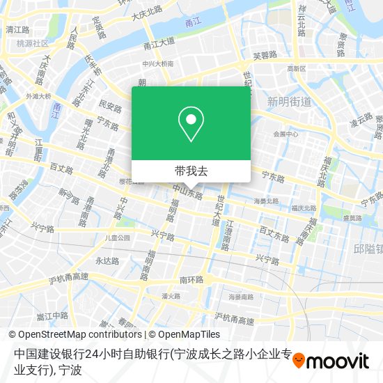 中国建设银行24小时自助银行(宁波成长之路小企业专业支行)地图