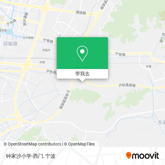 钟家沙小学-西门地图