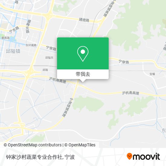 钟家沙村蔬菜专业合作社地图