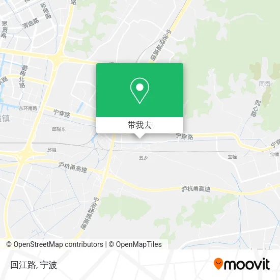 回江路地图