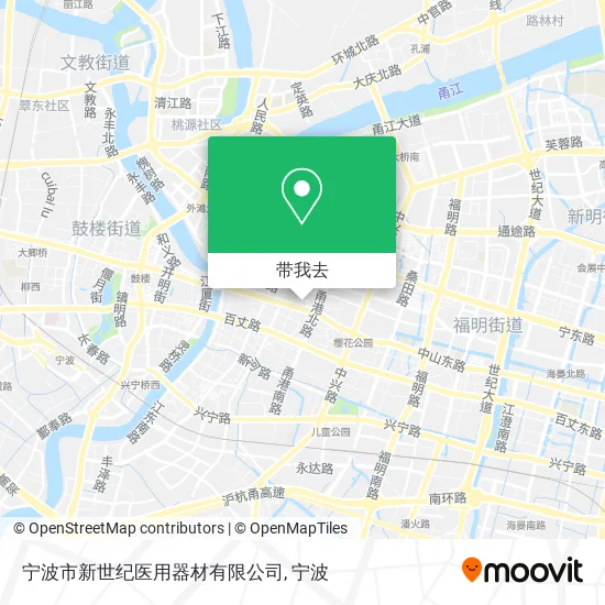 宁波市新世纪医用器材有限公司地图