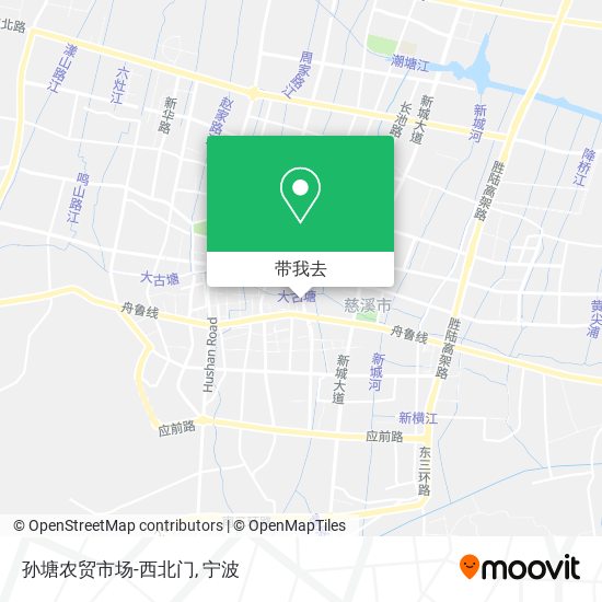孙塘农贸市场-西北门地图