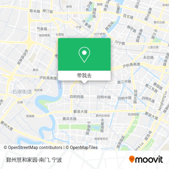 鄞州慧和家园-南门地图
