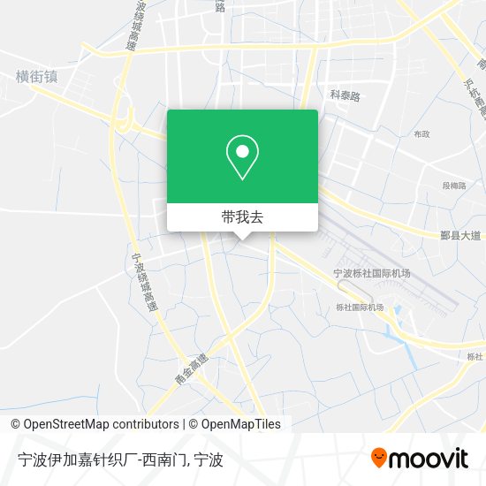 宁波伊加嘉针织厂-西南门地图