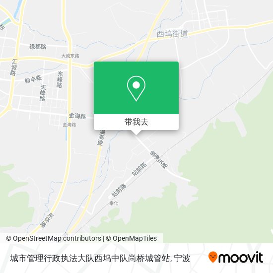 城市管理行政执法大队西坞中队尚桥城管站地图