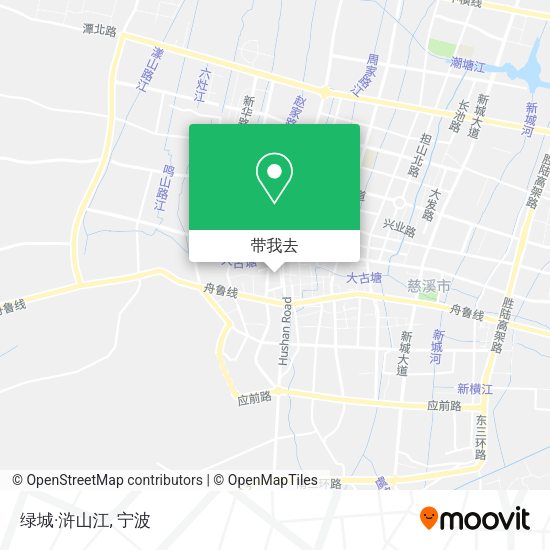 绿城·浒山江地图