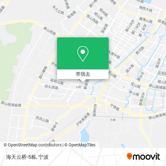 海天云桥-5栋地图