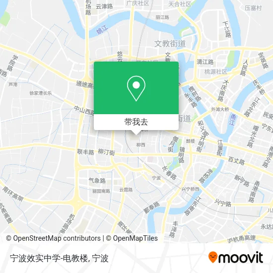 宁波效实中学-电教楼地图