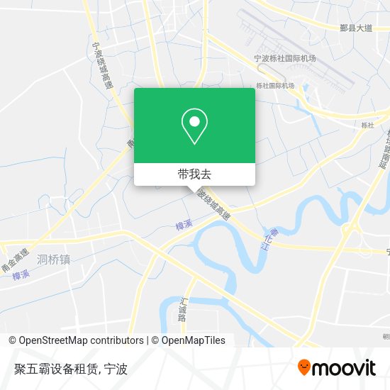 聚五霸设备租赁地图