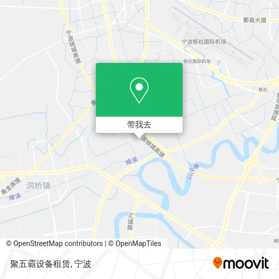 聚五霸设备租赁地图