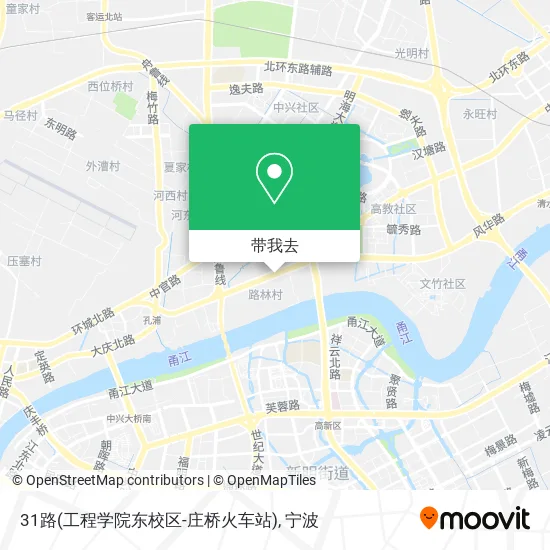 31路(工程学院东校区-庄桥火车站)地图