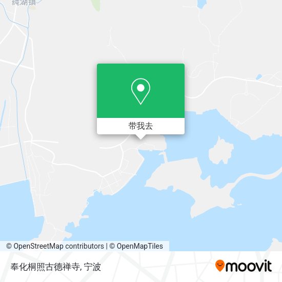 奉化桐照古德禅寺地图