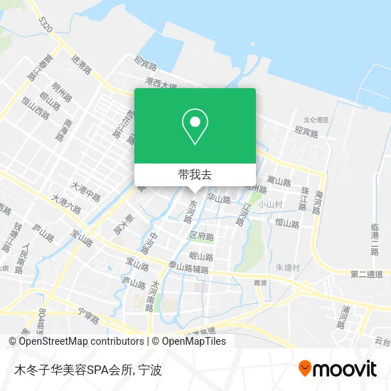 木冬子华美容SPA会所地图