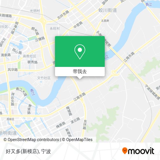 好又多(新模店)地图