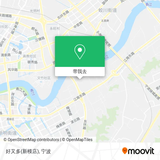 好又多(新模店)地图