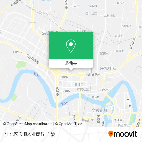江北区宏顺木业商行地图