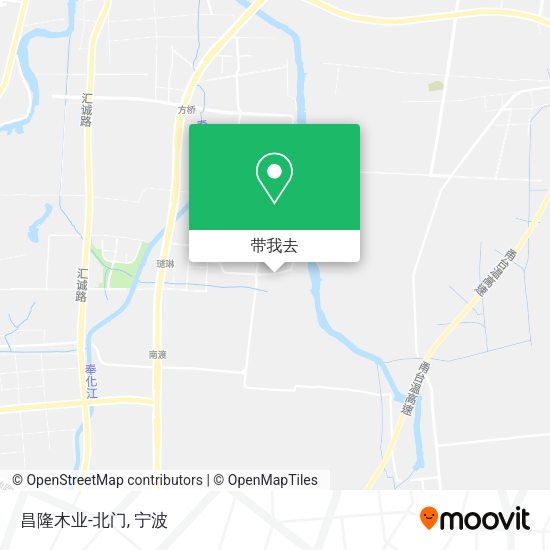昌隆木业-北门地图