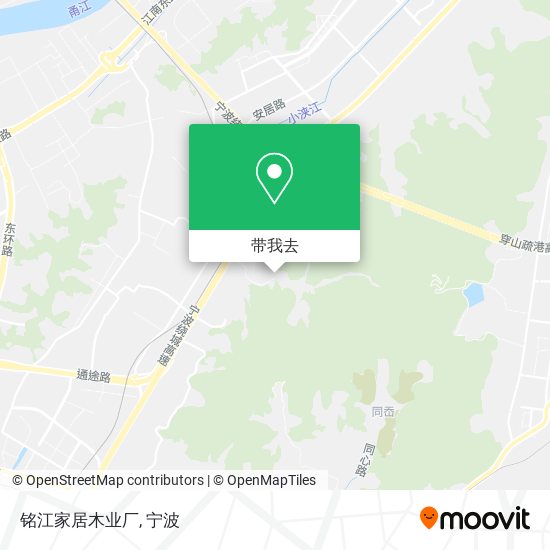 铭江家居木业厂地图