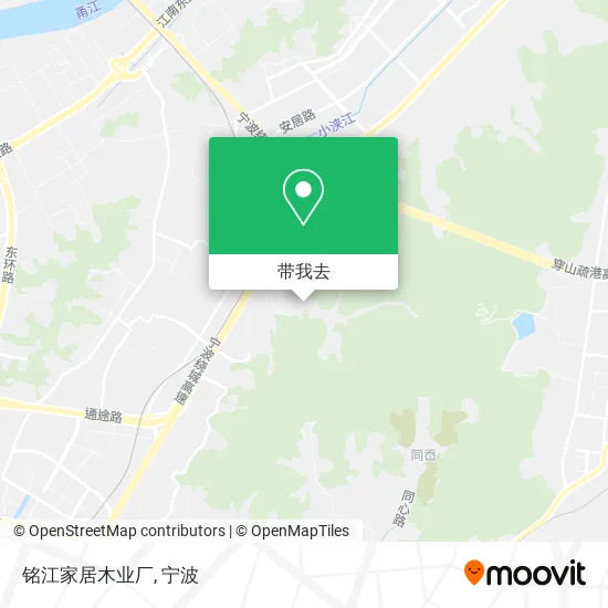 铭江家居木业厂地图
