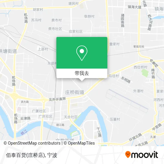 佰泰百货(庄桥店)地图