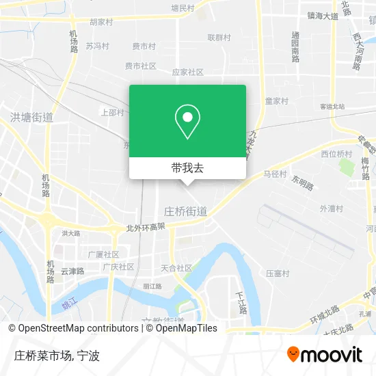 庄桥菜市场地图