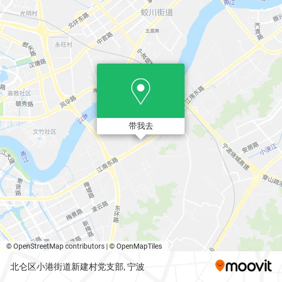 北仑区小港街道新建村党支部地图