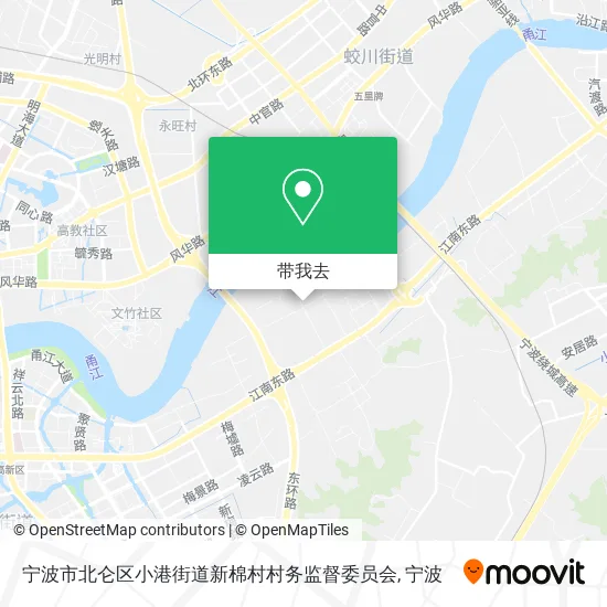 宁波市北仑区小港街道新棉村村务监督委员会地图