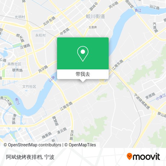阿斌烧烤夜排档地图