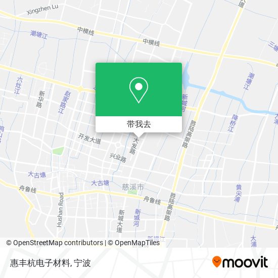 惠丰杭电子材料地图
