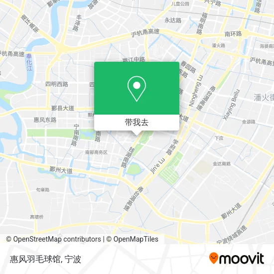 惠风羽毛球馆地图