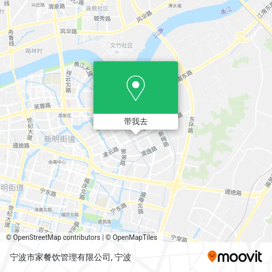 宁波市家餐饮管理有限公司地图