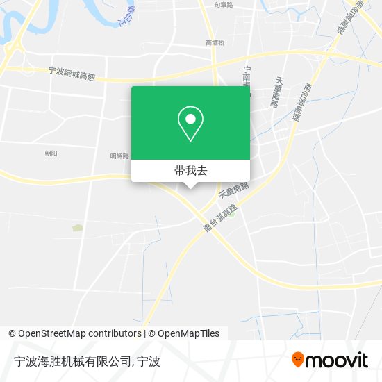 宁波海胜机械有限公司地图