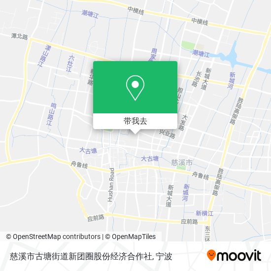 慈溪市古塘街道新团圈股份经济合作社地图