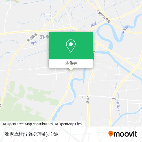 张家垫村(宁锋分理处)地图