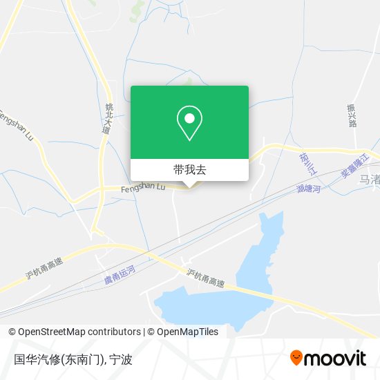 国华汽修(东南门)地图