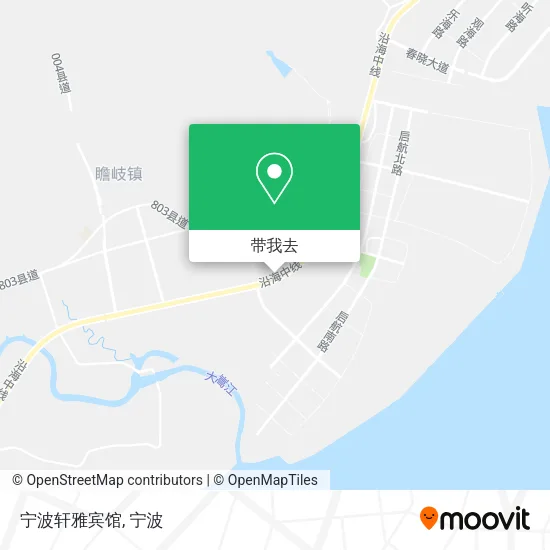 宁波轩雅宾馆地图