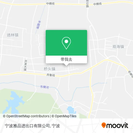 宁波雅品进出口有限公司地图